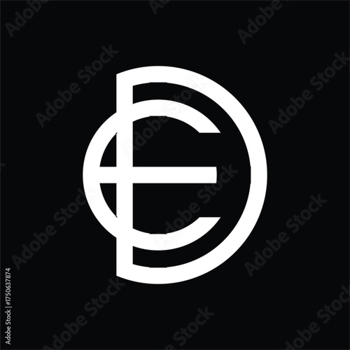 Best ED logo Design and creative and monogram brand logo using adobe illustrator...	