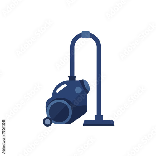 Flat Design Portable Vacuum Cleaner Icon