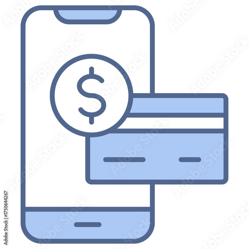 Payment Request Blue Icon