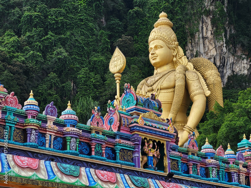 Photography Statue de Murugan, Batu Caves, temple Tamoul, district de Gombak, Kuala Lumpur,