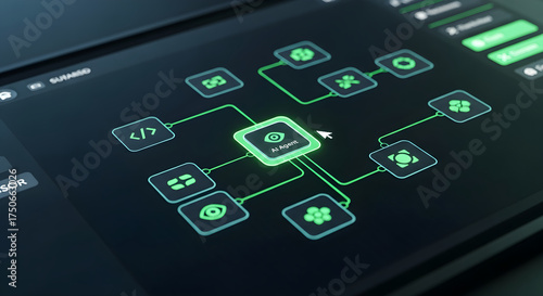 Ai agent workflow automation software interface for machine learning and data science applications development