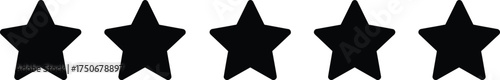 Hand drawn star rating vector illustration scalable eps for creative projects