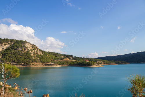 The magnificent nature of the Cyprus island. Spring season
