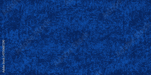 Abstract texture dust particle and dust grain on dark blue background, dirt overlay or screen effect use for grunge and vintage image style, distressed blue texture.