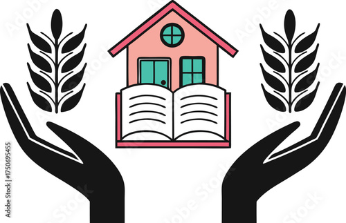 International Day for the Eradication of Poverty Illustration. Global Poverty Awareness Design/ October Seventeenth Poverty Eradication Artwork. World Poverty Awareness Illustration Humanity