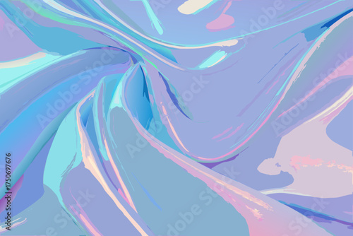 Holographic Sheen Fabric Texture Background