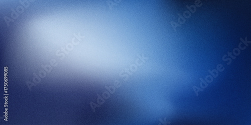 Blue Gradient Background. Noise Gradient Texture. Design for Template, Social Media, Flyer, Banner, Web