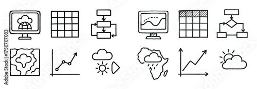 Climate Icon Sketches