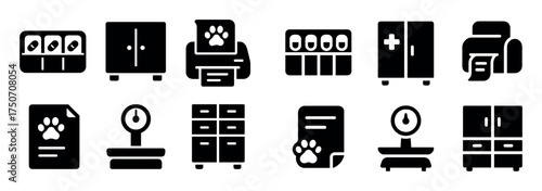 Veterinary Icons Grid