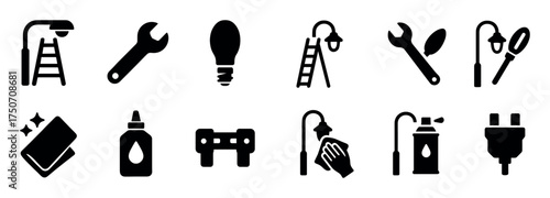 Streetlighting Maintenance Icons