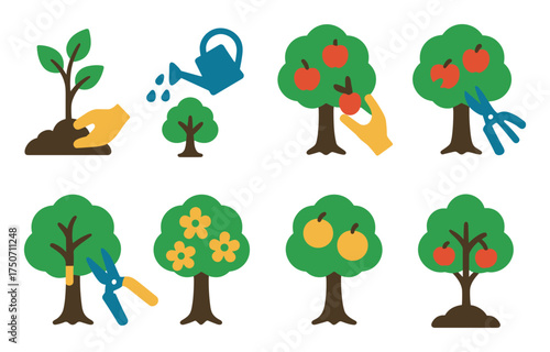 Fruit Tree Icons