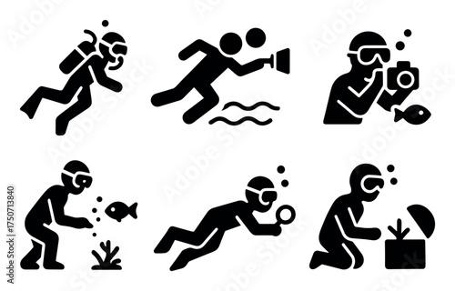Underwater Adventure Icons