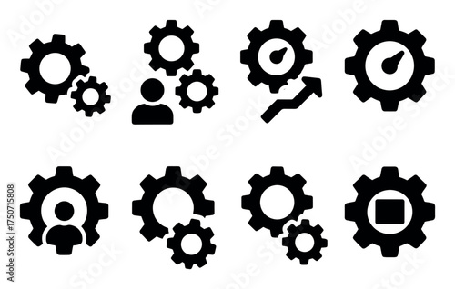 Gear Mechanism Icons