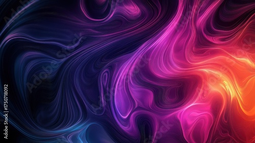 Vibrant Abstract Smoke Background with Colorful Swirling Patterns.