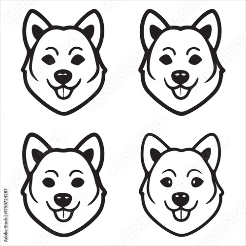 A Charming Ancient Shiba Inu Dog Portrait, Showcasing its Fox Like Appearance, Curled Tail, and Alert Spirited Temperament, a Loyal Japanese Breed with Distinctive Bark and Independent Nature.