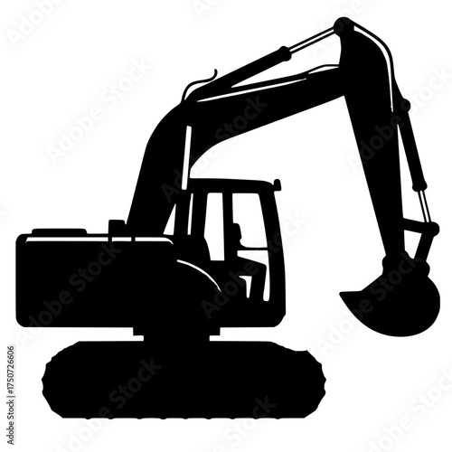 bulldozer excavator vector illustration