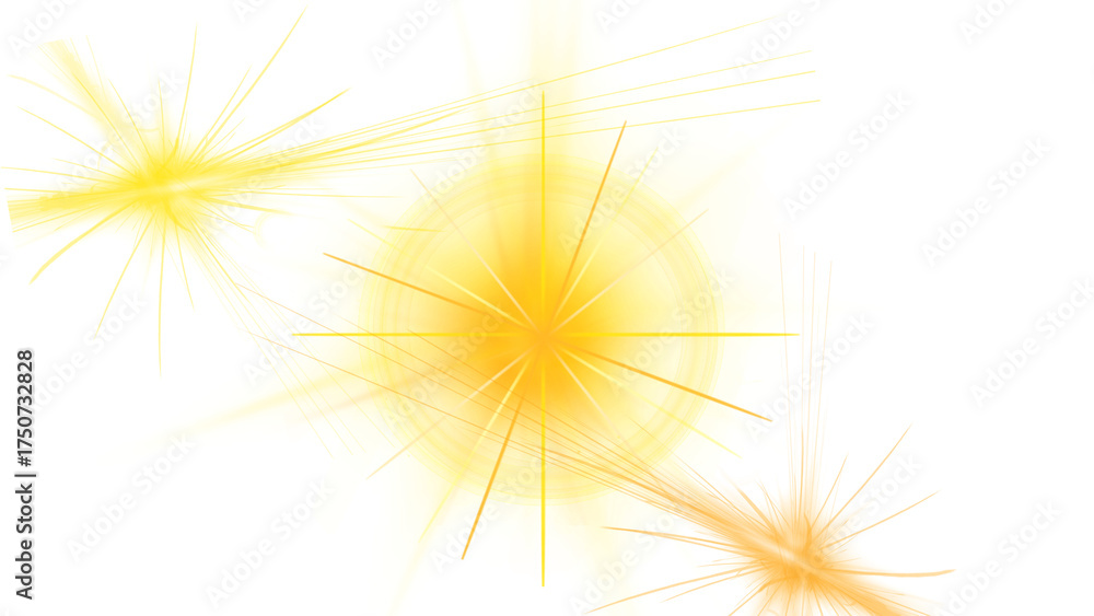 Fototapeta premium Abstract yellow starburst design creating a dynamic and energetic visual effect perfect for backgrounds and creative projects