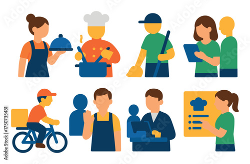 Restaurant Workflow Icons