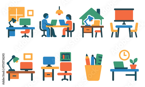 Workplace Organization Icons