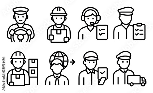 Cargo Transport Icons