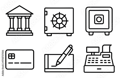 Minimalist Banking Icons