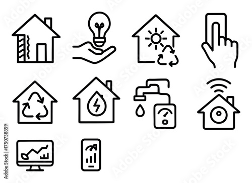Energy Saving Icons