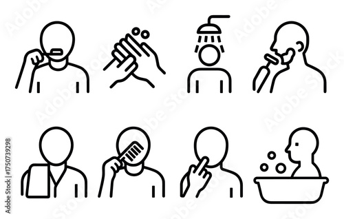 Minimal Hygiene Icons
