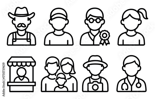 US Farm Fair Icons