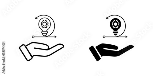 Agile, Agile Development Vector Icon set  Design- Editable Stroke	
