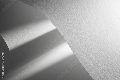 Abstract paper curves and shadows