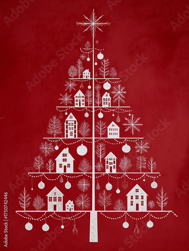 christmas tree with gifts