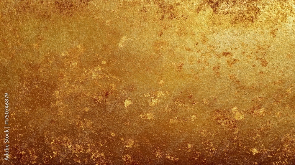 Obraz premium Generative AI, Abstract Warm Gold Leaf Texture Background with Elegant Flat Finish