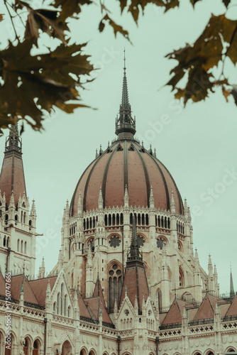 Photography Hungarian Parliament dome in Budapest
