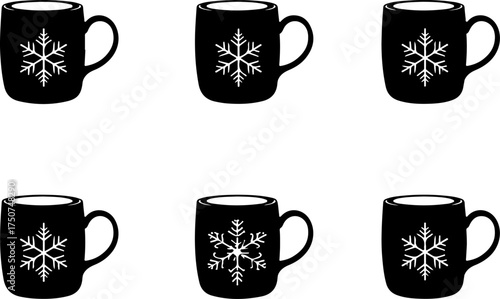 set of coffee cups, cup, coffee, mug, tea, drink, cafe, breakfast, beverage, color, object, vector, illustration, set, espresso, empty, black, handle, caffeine, ceramic, morning, cappuccino, hot