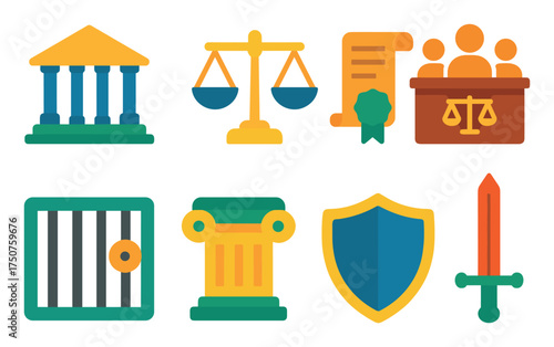 Justice Icons Grid