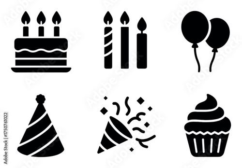 Birthday Icon Set