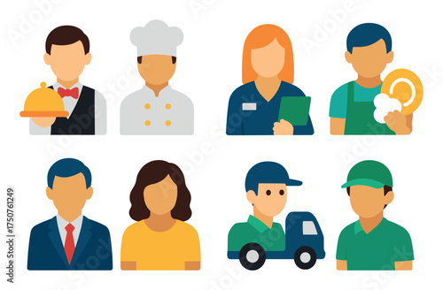 Restaurant Icons Grid