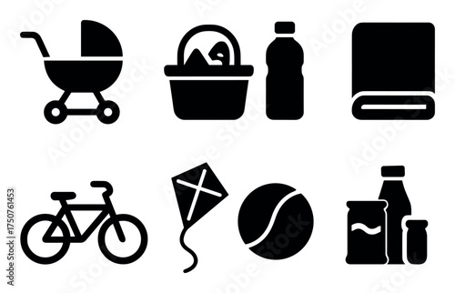 Family Walk Icons