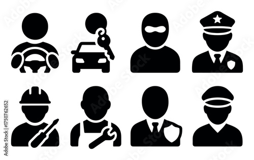 Car Security Icons