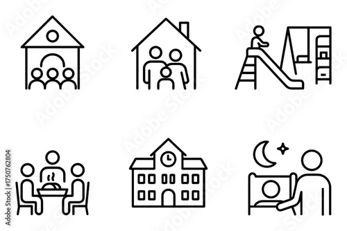 Minimalist Parenting Icons