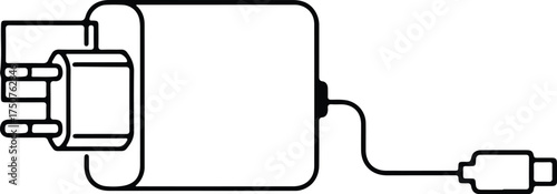 Illustrator Vector Toilet Paper Roll and Dispenser Simple Outline silhouette
