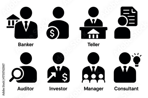 Banking Icons Grid
