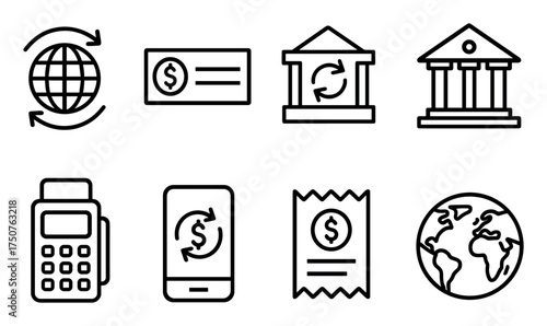 Minimalist Finance Icons
