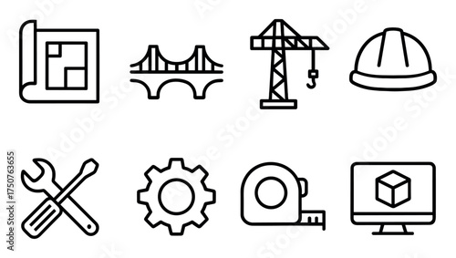 Engineering Icons Set