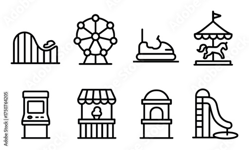 Amusement Park Icons