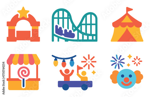 Amusement Park Icons