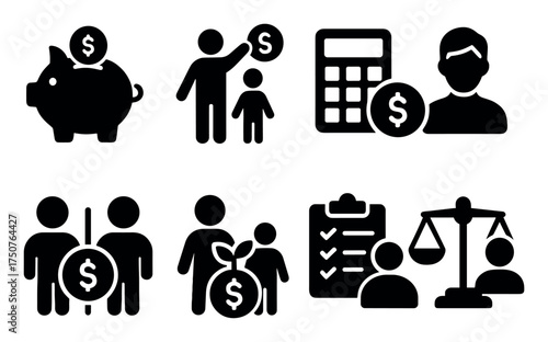 Family Budget Icons