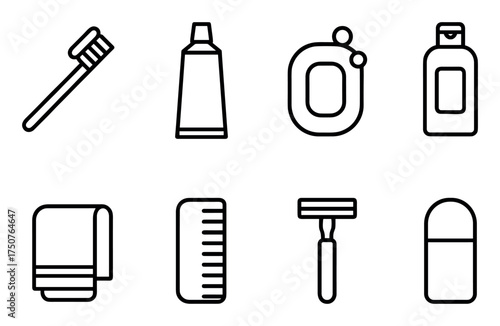 Minimalist Hygiene Icons
