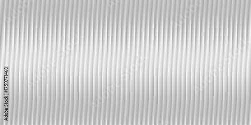 A white, ribbed glass texture background with soft, grey, frosted waves. Fluted panel vector evokes a light, airy feel. Embossed, striped, and minimal—ideal for acrylic or polycarbonate surfaces.	