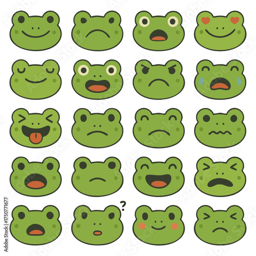 Frog Expression Emoji Se
